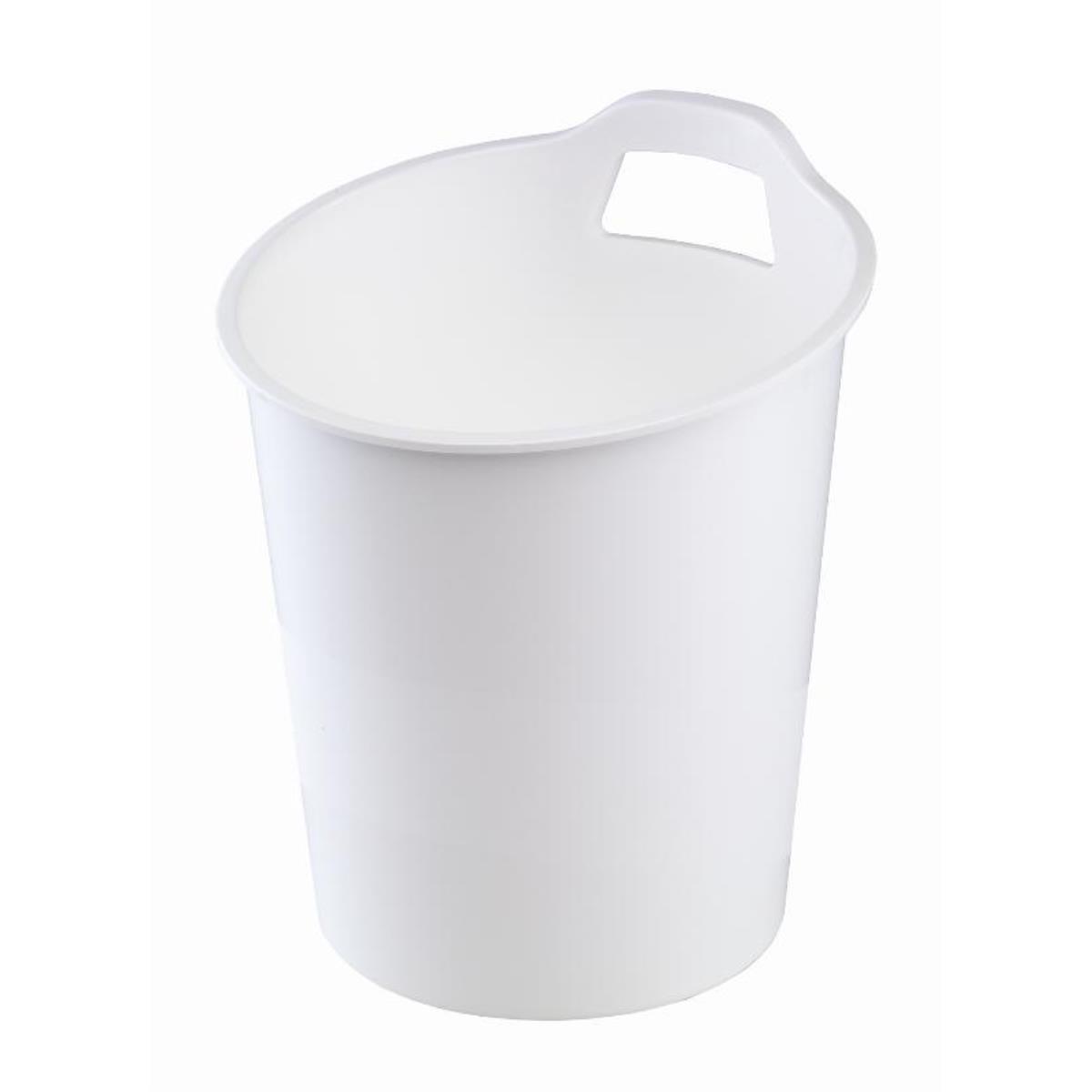 Fellowes Papierkorb G2D Bianco 15 Liter - Nachhaltiger Büro-Mülleimer