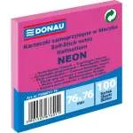 DONAU SLP LISTIĆI ZA PORUKE 76X76 NEON PINK 100L 