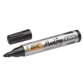 BIC MARKER PERM.OBLI CRNI 2000 