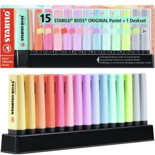 STABILO MARKER TEKST  BOSS  PASTEL 1/15 7015-02-5 