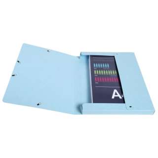 EXACOMPTA BOX FASCIKLA A4 25mm 0.7mm AQUAREL Ass. 