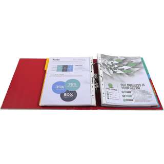 EXACOMPTA REGISTRATOR PREMIUM A4 8CM CRVENA 53345E 