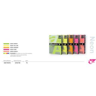 DOUBLE A FTK A4 80G 100L NEON ZELENA (GREEN) 