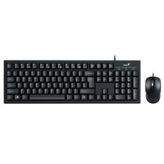 GENIUS KM-100SE USB YU crna tastatura+ USB crni mi 