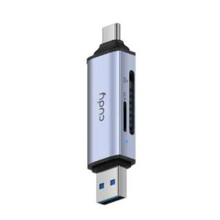 Cudy UH200čitač kartica sa USB-A i USB-C konektori 