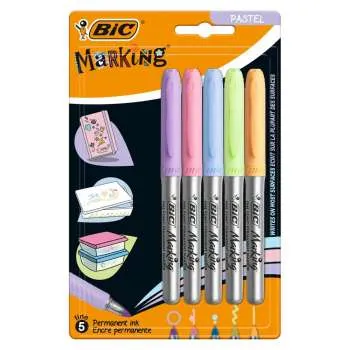 BIC MARKER PERMANENT INTENSITY, PASTEL 5 BOJA,0.8 