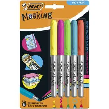 BIC MARKER PERMANENT INTENSITY,INTENZIV 5 BOJA,0.8 