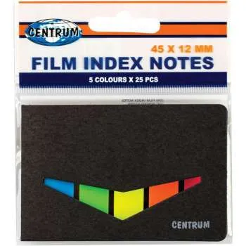 CENTRUM INDEKS PVC 44MMX12MM, 5x25 listova  80409 