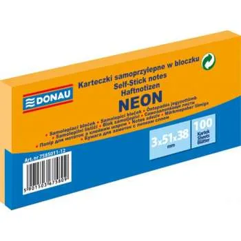 DONAU SLP LISTIĆI ZA PORUKE 38X51 NEON ORA  3X100L 