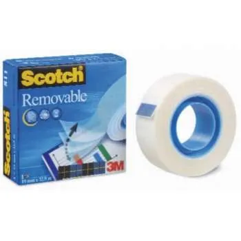 SCOTCH LEPLJIVA TRAKA REMUVABLE 811 19MMX33M 