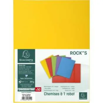 EXACOMPTA FASCIKLA ROCK SA KLAPNOM ŽUTA 218011E 