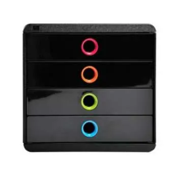 EXACOMPTA BOKS SA 4 FIOKE POP BOX CRNI 