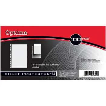 OPTIMA FOLIJA U 80 MY KRISTAL,PROŠ.  PAK.  100 