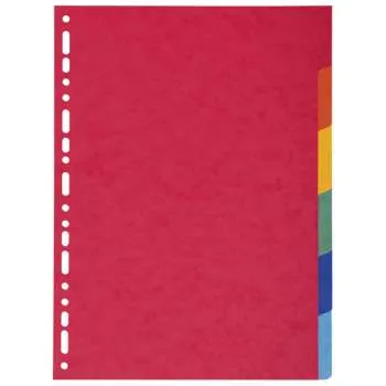 EXACOMPTA PREGRADNI KARTON A4, 6 BOJA, REC. 220g 