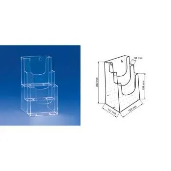 KLIRIT DRŽAČ BROŠURA STONI E3C160 A5  160MM 