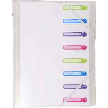 EXACOMPTA FOLDER SA 8 PREGRADA PP TRANSPARENT 