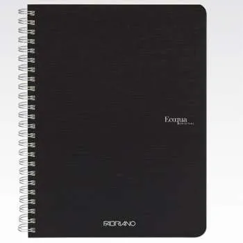 FABRIANO SVESKA 70L A5 SP KARO NERO EcoQua 