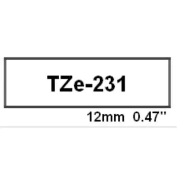 BROTHER TRAKE 12mm CRNO NA BELO TZe-231 