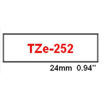 BROTHER TRAKE 24mm CRVENO NA BELO TZe-252 