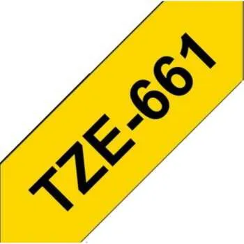 BROTHER TRAKE 36mm CRNO NA ŽUTO TZe-661 