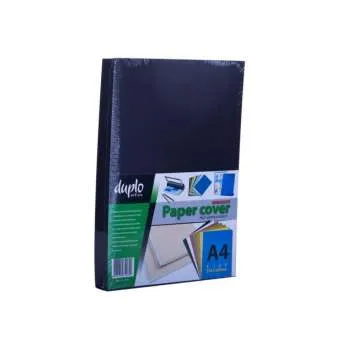 DUPLO KARTONSKE KORICE ZA KORIČENJE 230GR CRNA 