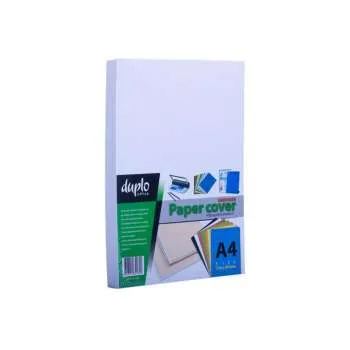 DUPLO KARTONSKE KORICE ZA KORIČENJE 230GR BELA 