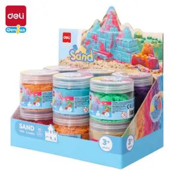 DELI KINETIČKI PESAK 150GR MIX BOJA 666295 