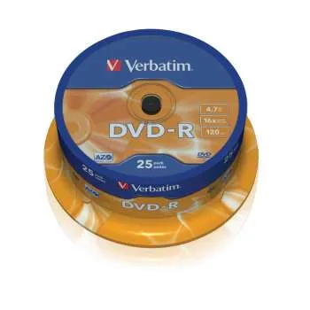 VERBATIM DVD-R 25/1 SPINDLE 16X 