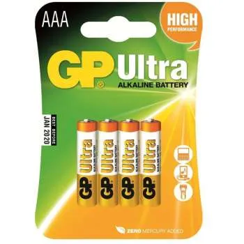 GP BATERIJA ALKALNA LR03-AAA-1,5V pak.4-20020025 