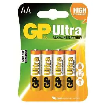 GP BATERIJA ALKALNA LR6-AA-1,5V pak.4-20020016 