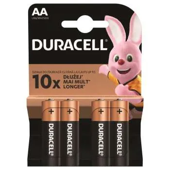 DURACELL BATERIJA ALK. LR6-AA-1,5V PAK.4 