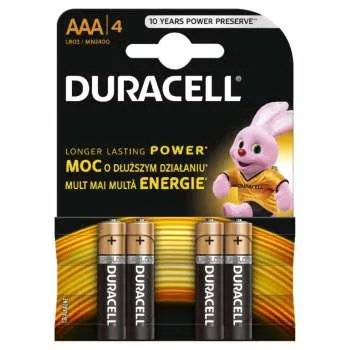 DURACELL BATERIJA ALK. LR3-AAA-1,5V PAK.4 