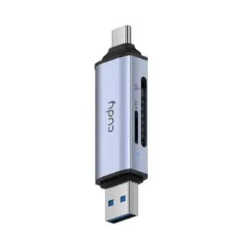 Cudy UH200čitač kartica sa USB-A i USB-C konektori 