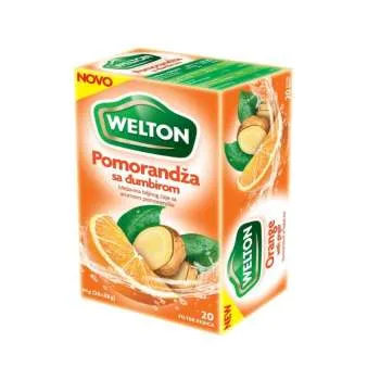 WELTON ČAJ POMORANDŽA SA ĐUMBIROM 44G.-8330 