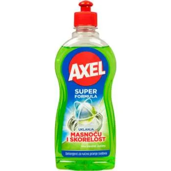 AXEL Super Formula za pranje posuđa jabuka 450ml 