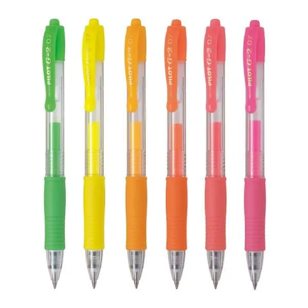 PILOT GEL ROLER G2 NEON KAJSIJA 358644 