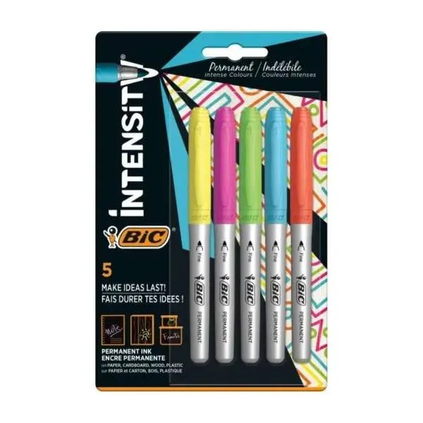 BIC MARKER PERMANENT INTENSITY,INTENZIV 5 BOJA,0.8 