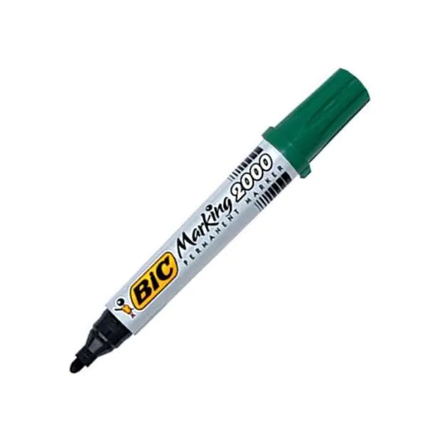 BIC MARKER PERM.OBLI ZELENI 2000 