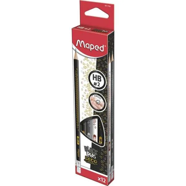 MAPED GRAFITNA OLOVKA SA GUM. DECO mix 851760 