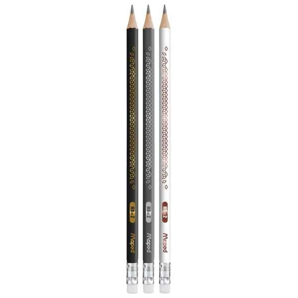 MAPED GRAFITNA OLOVKA SA GUM. DECO mix 851760 