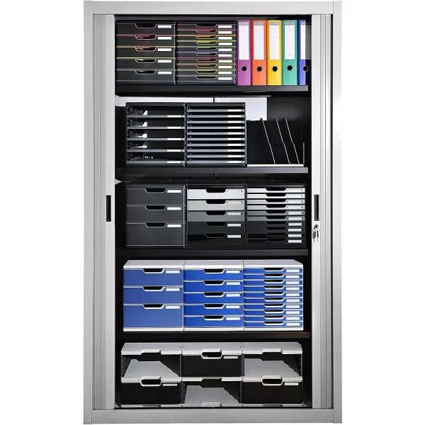 EXACOMPTA BOKS 10 FIOKA SIVA-PLAVA MODULO A4 