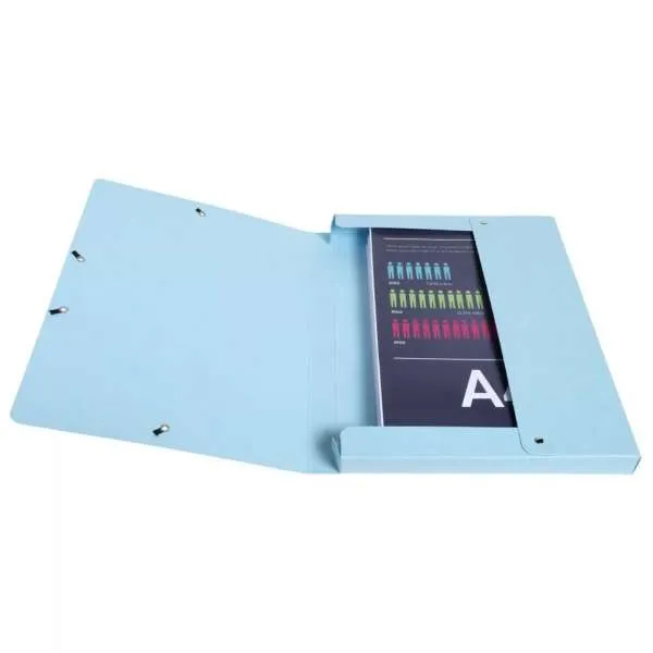 EXACOMPTA BOX FASCIKLA A4 40mm 0.7mm AQUAREL Ass. 