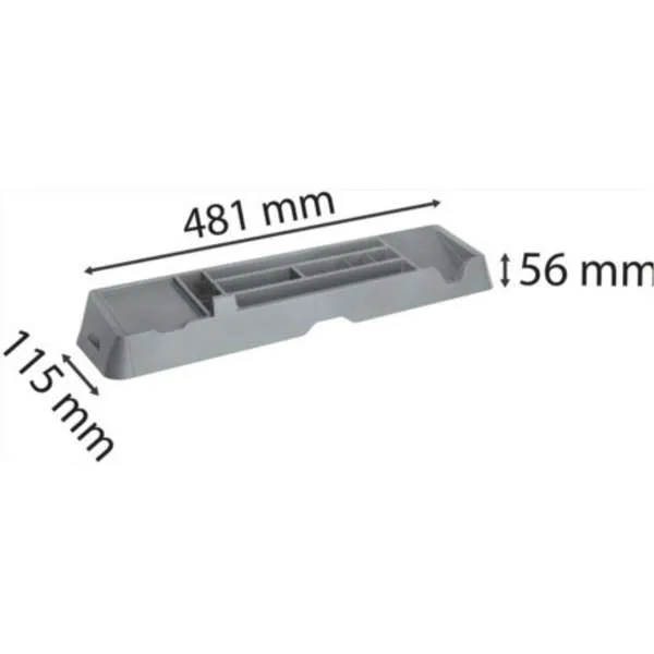 EXACOMPTA STONI ORGANAJZER SIVI, TOOLBAR 