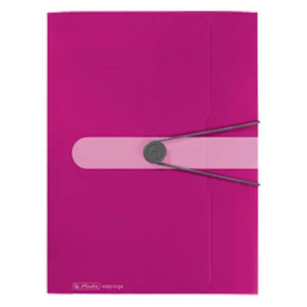 HERLITZ FASCIKLA SA GUMOM ROZE 505970 