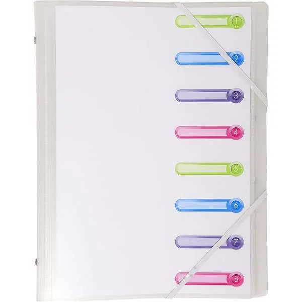 EXACOMPTA FOLDER SA 8 PREGRADA PP TRANSPARENT 