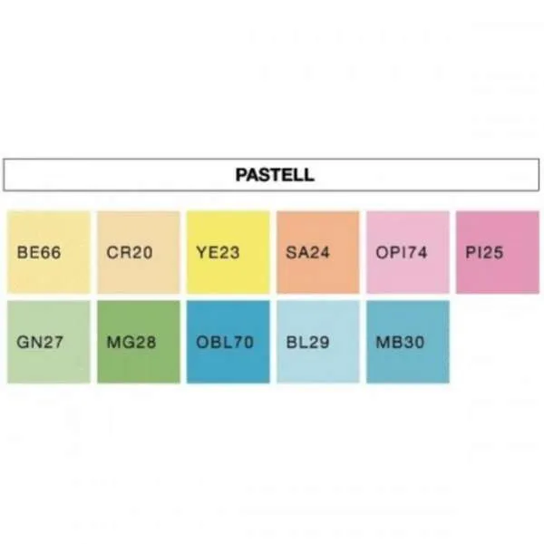 PAPERLINE PAPIR 80G PASTEL MIX 1/250 (5X50) 