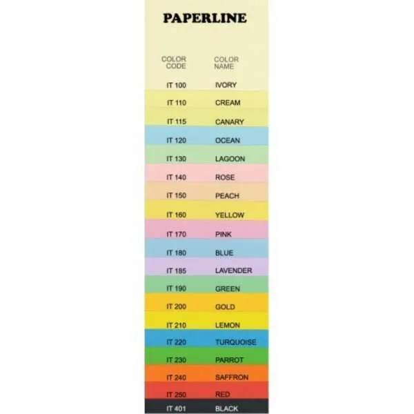 PAPERLINE PAPIR 80G PASTEL MIX 1/250 (5X50) 