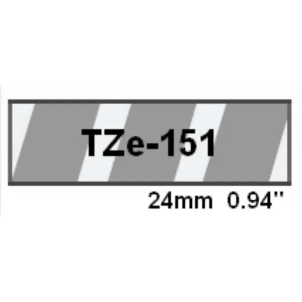 BROTHER TRAKE 24mm CRNO NA PROVIDNO TZe-151 