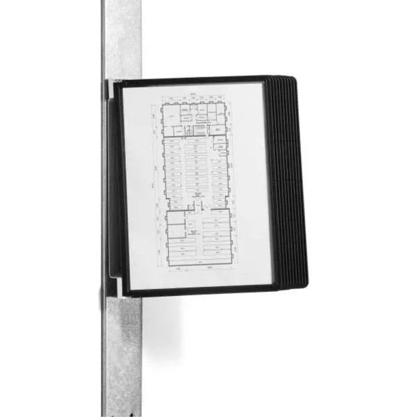 DURABLE STALAK ZIDNI MAGNETNI SA 10 RAMOVA CRNIH 