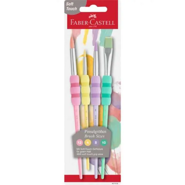 FC ČETKICE SOFT GRIP SET  NEON PASTEL1/4 